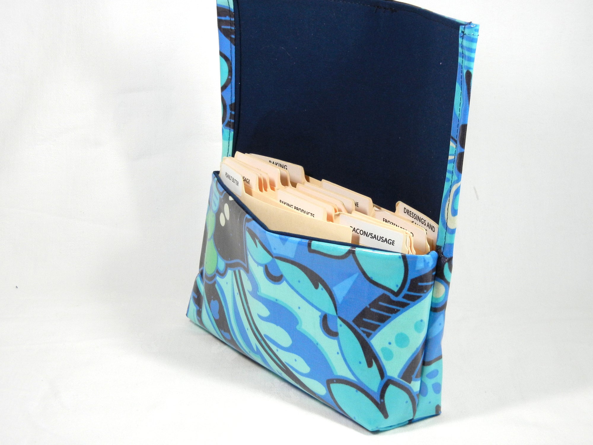 Waterproof Coupon Organizer Blue Orchid