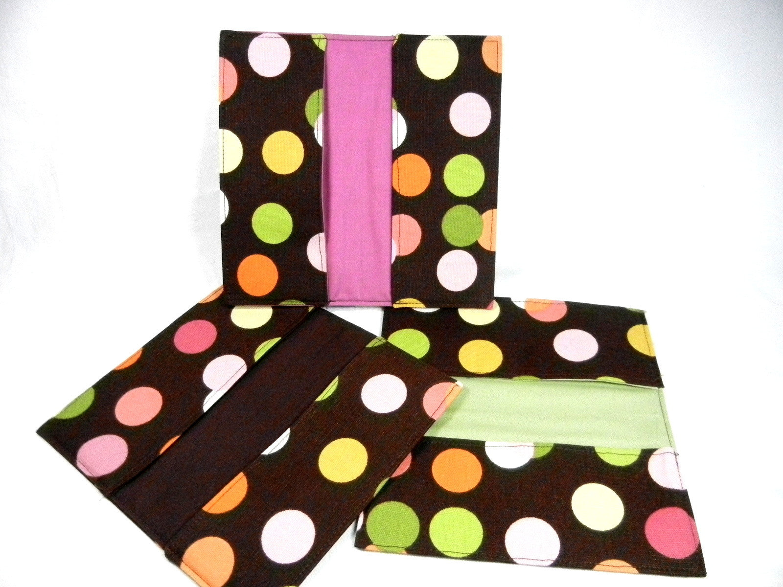 Checkbook Cover Drunk Dots Fabric