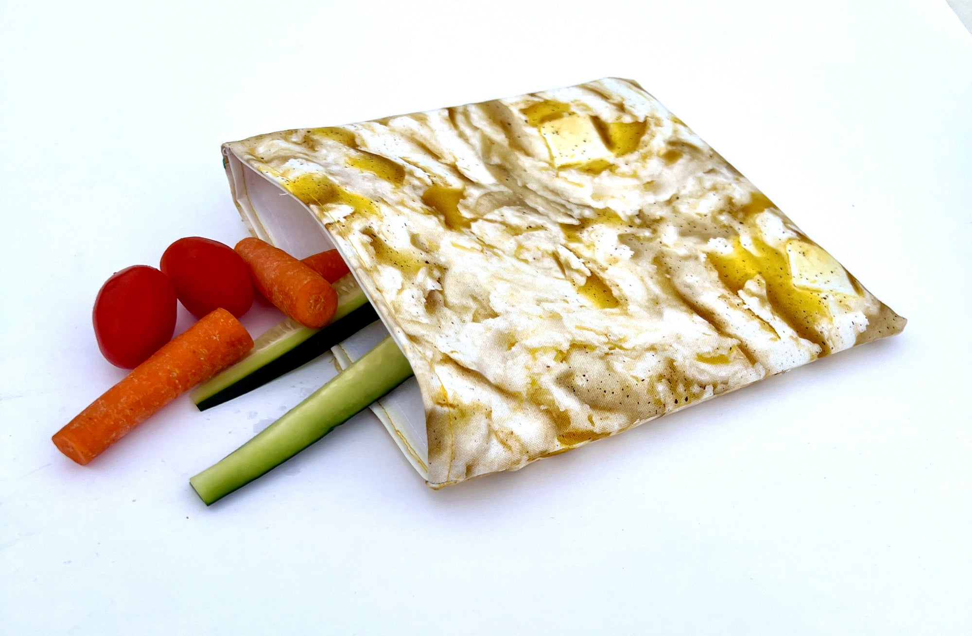 Reusable Sandwich bag Eco Friendly Fruits, Beers, Peaches, Potato, Eggplant, Popcorn