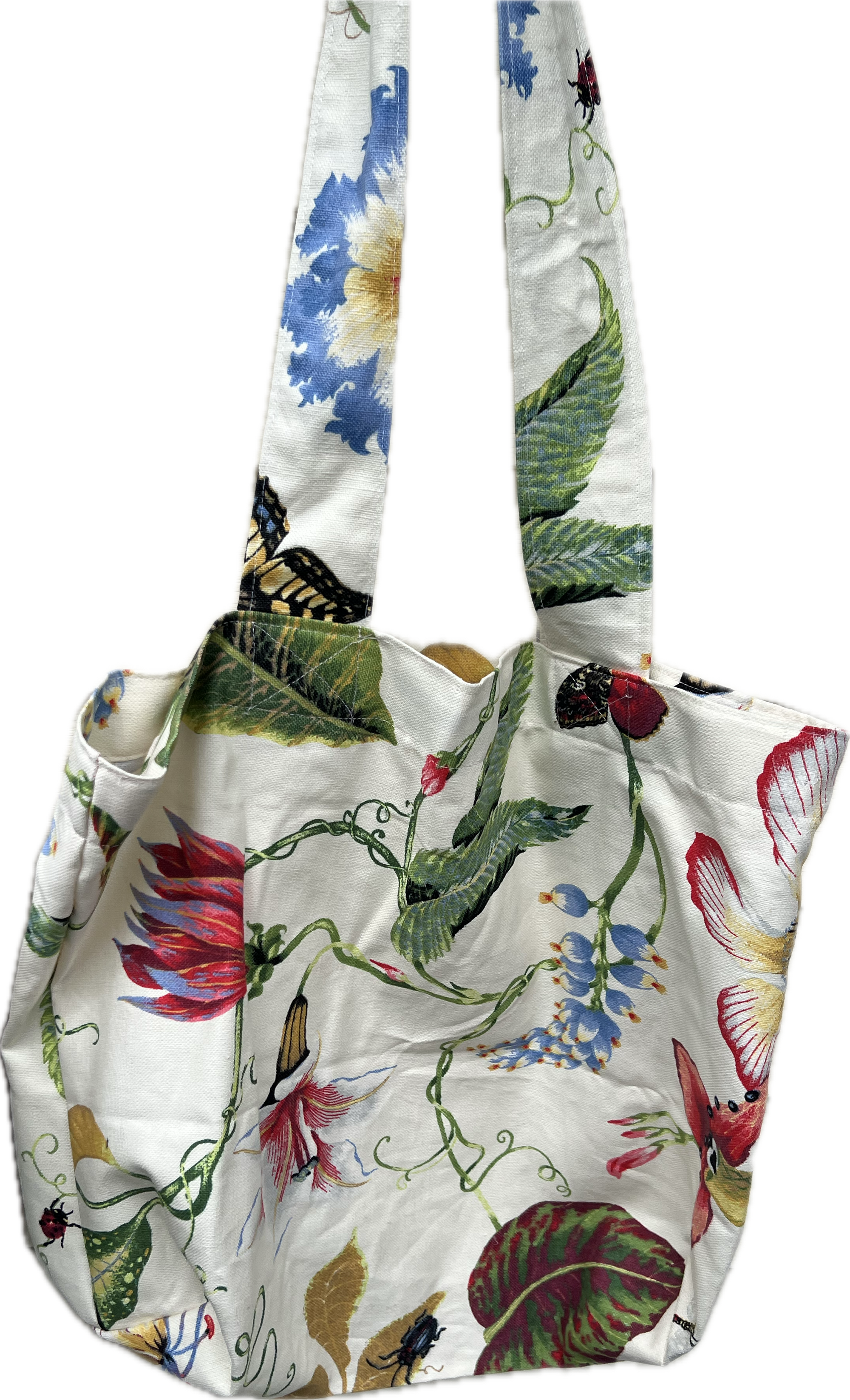 Market Grocery Tote Bag Summer Botanicals