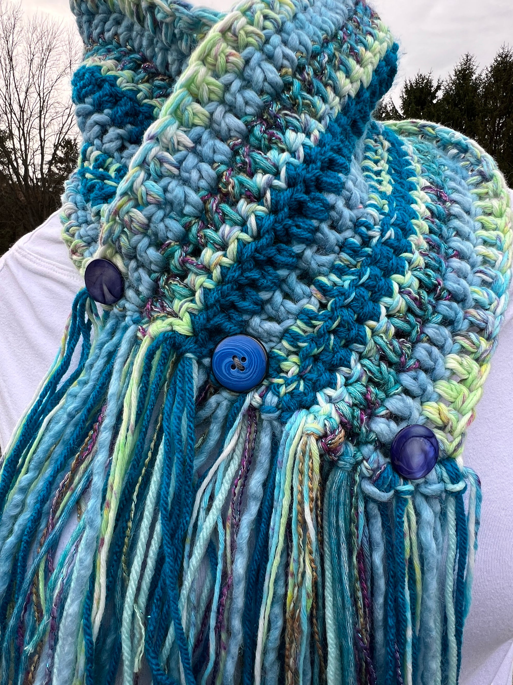 Winter Crochet Cowls - One of a kind designs in assorted colors
