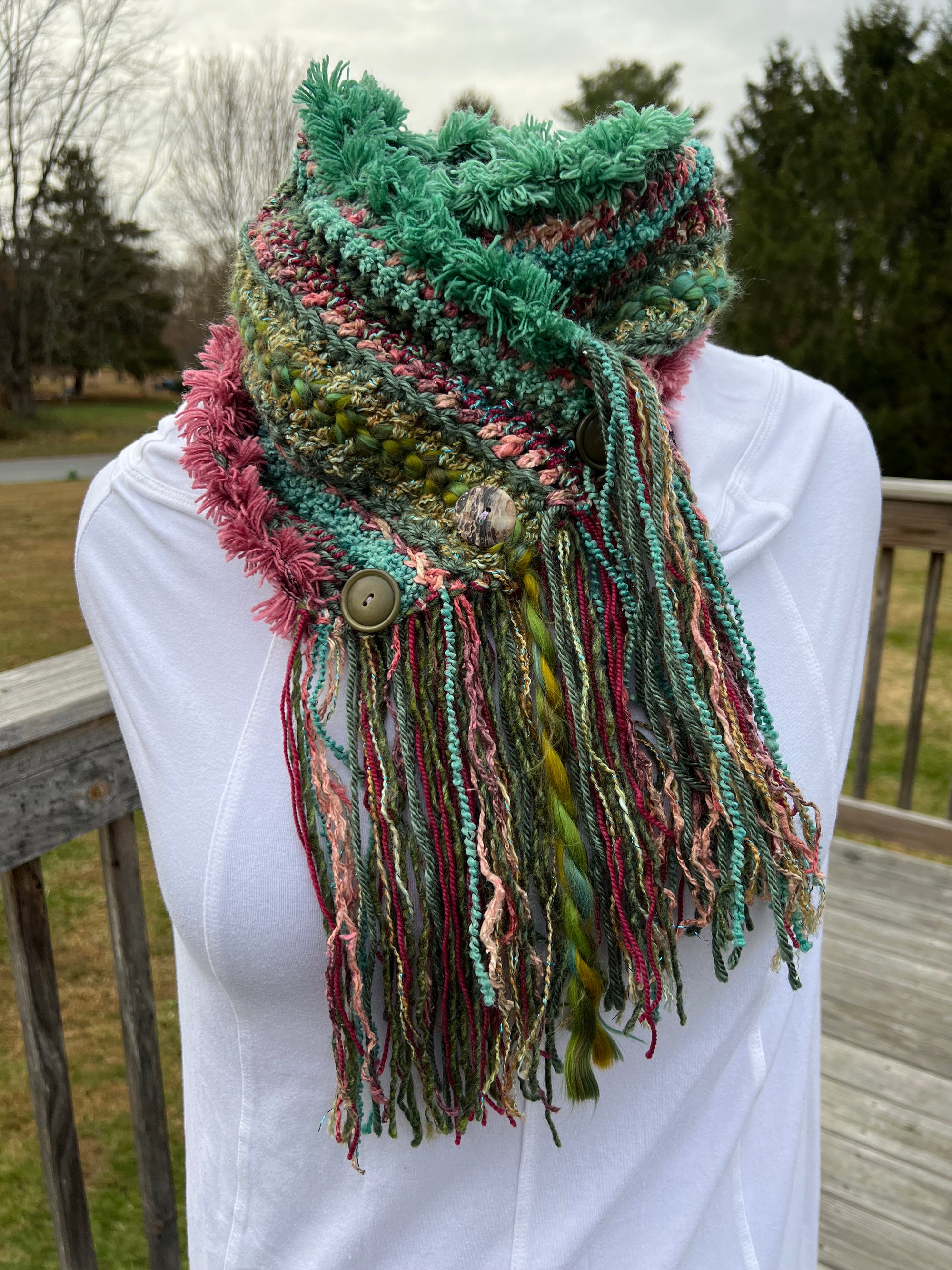 Winter Crochet Cowls - One of a kind designs in assorted colors