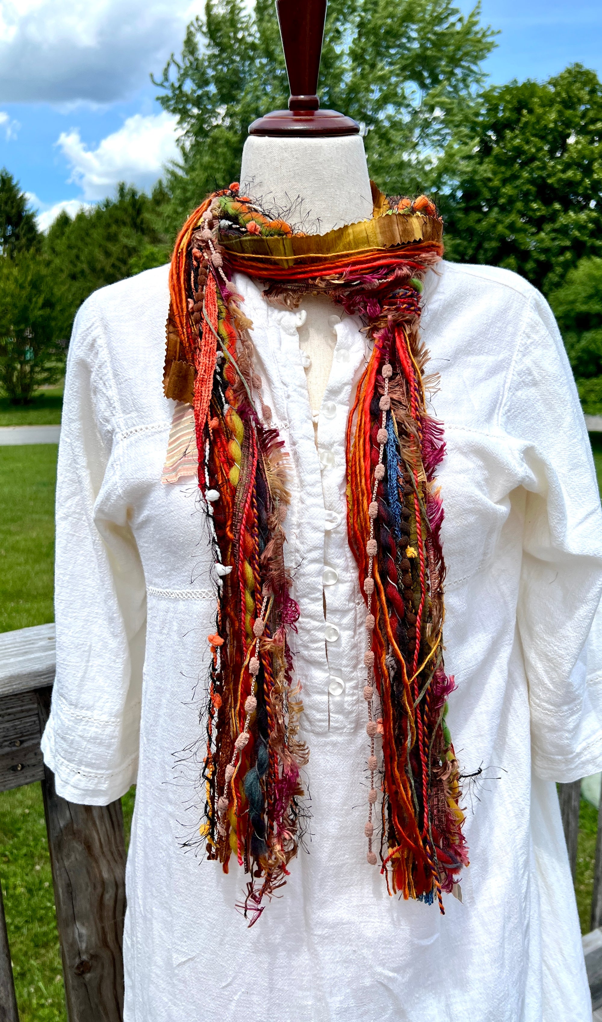 Yarn Scarf - Autumn Tones #1