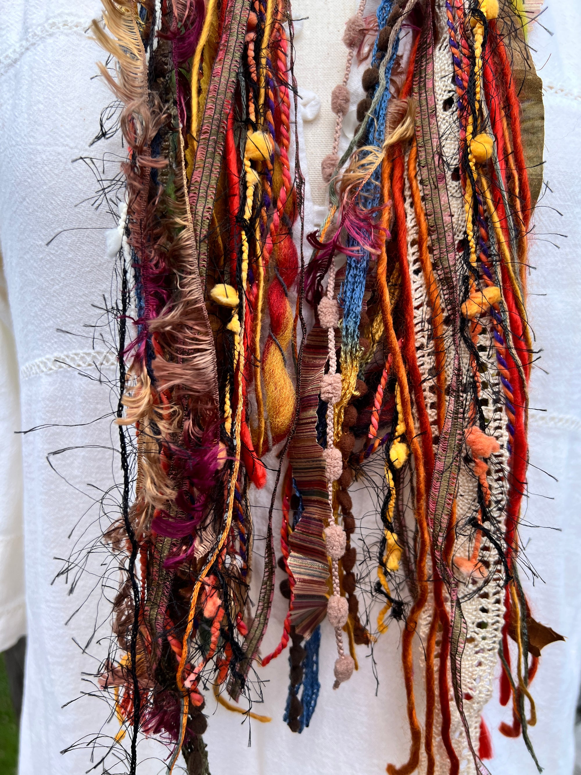 Yarn Scarf - Autumn Tones #2