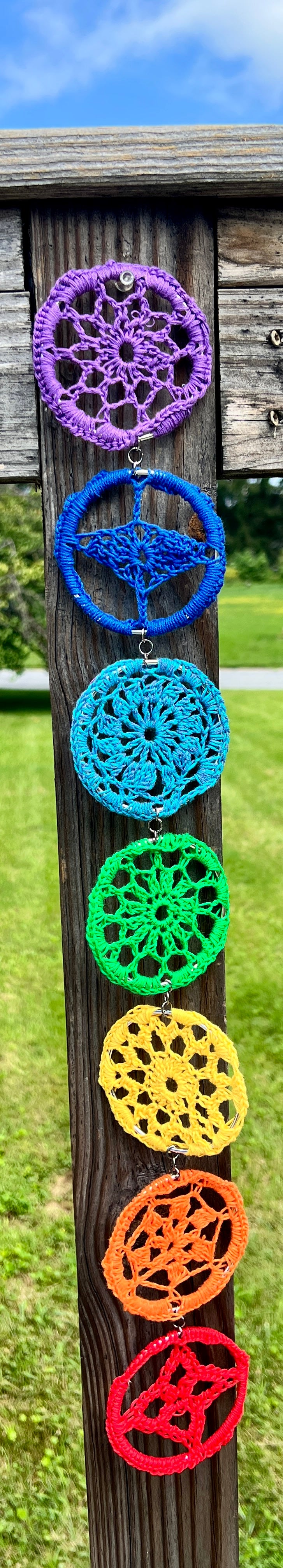 Chakras Hanging Wall Art or Mobile