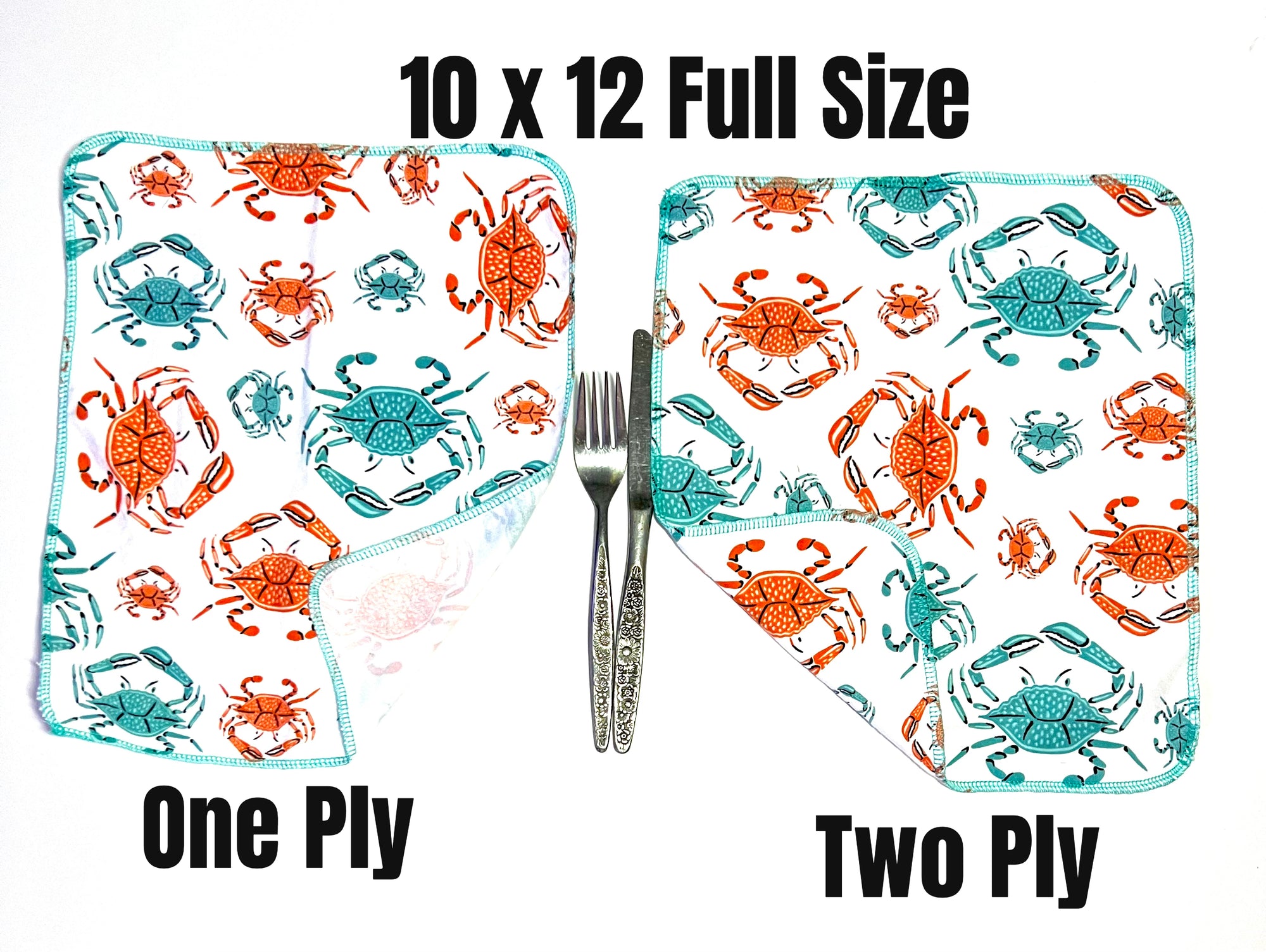 Non Paper Towels Crabs  - 3 sizes to choose from
