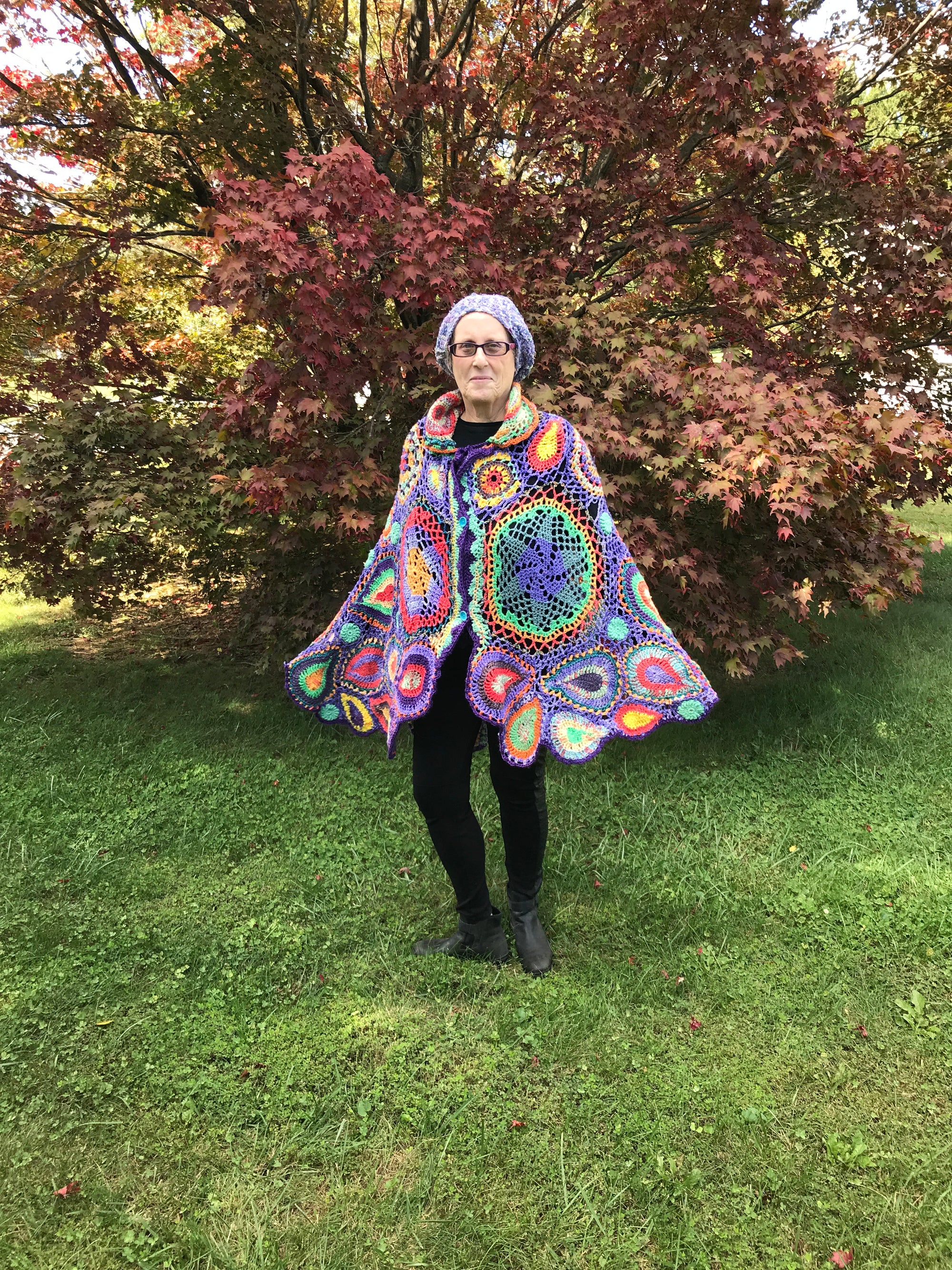 Free Form Crochet Jacket Poncho