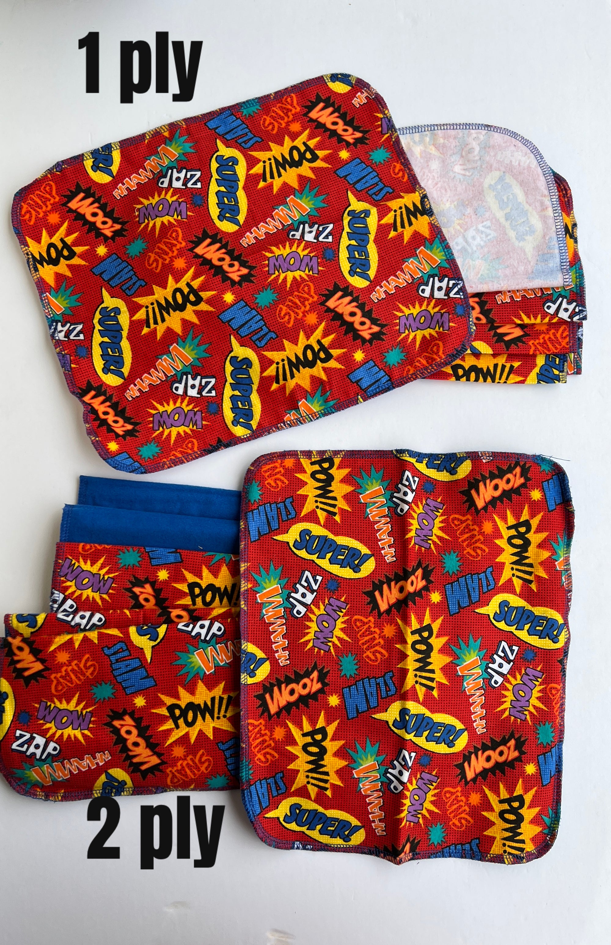 Non Paper Towels Super Hero Print