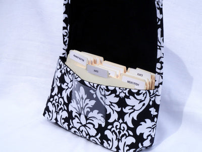 Coupon Holder Damask Fabric