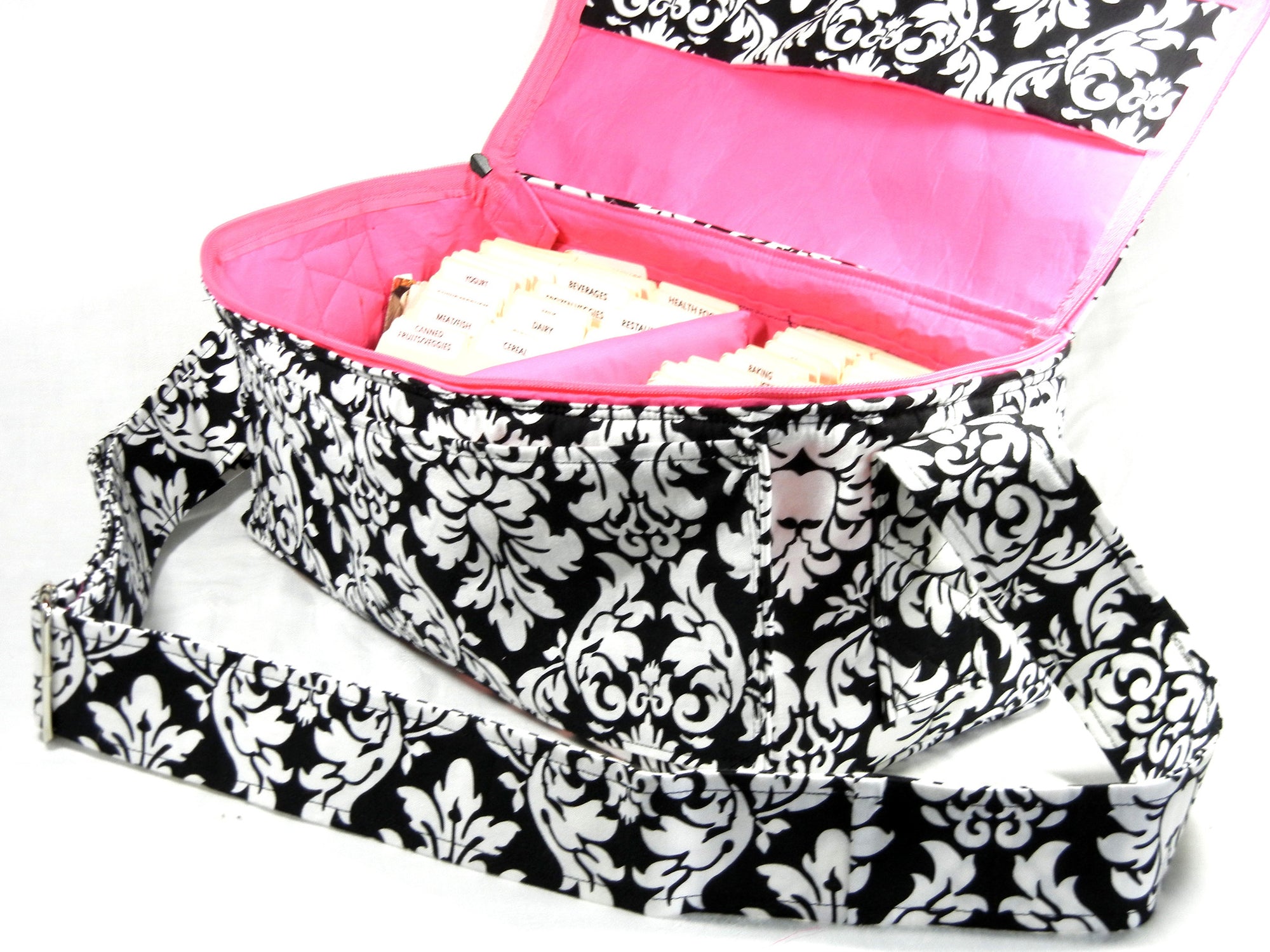 Double Wide Coupon Organizer Classic Damask