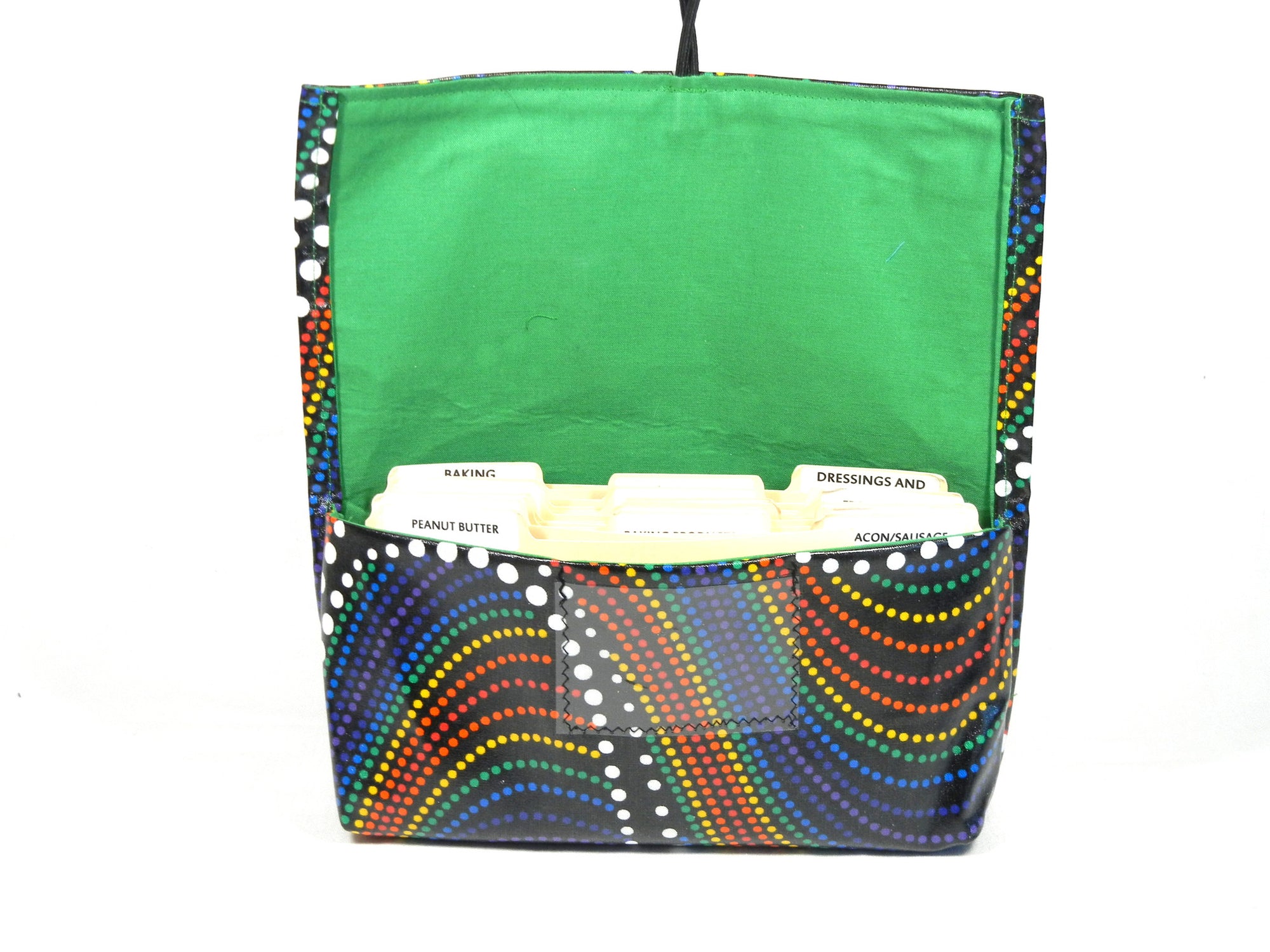 Waterproof Coupon Organizer Rainbow Dots