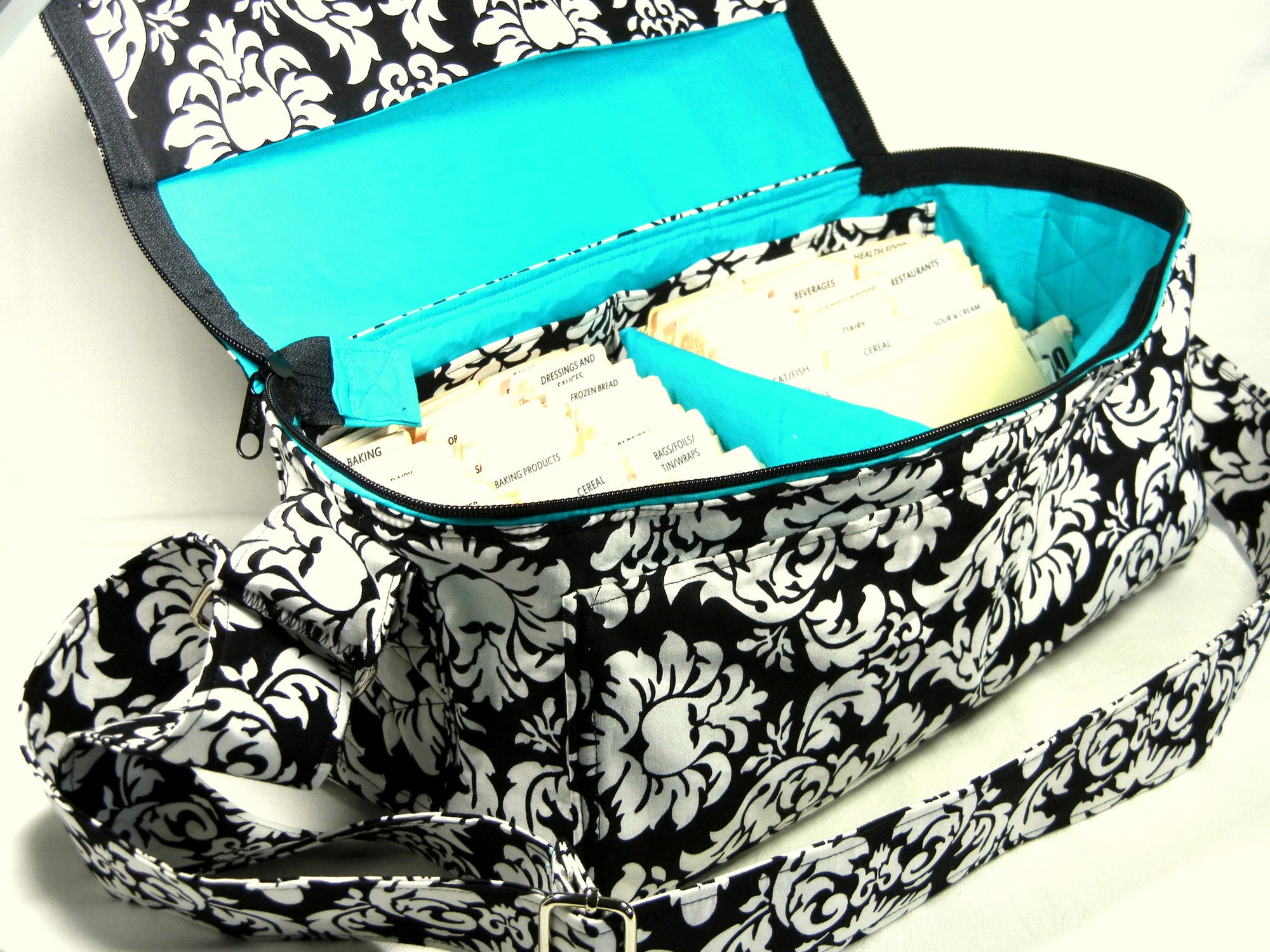 Double Wide Coupon Organizer Classic Damask