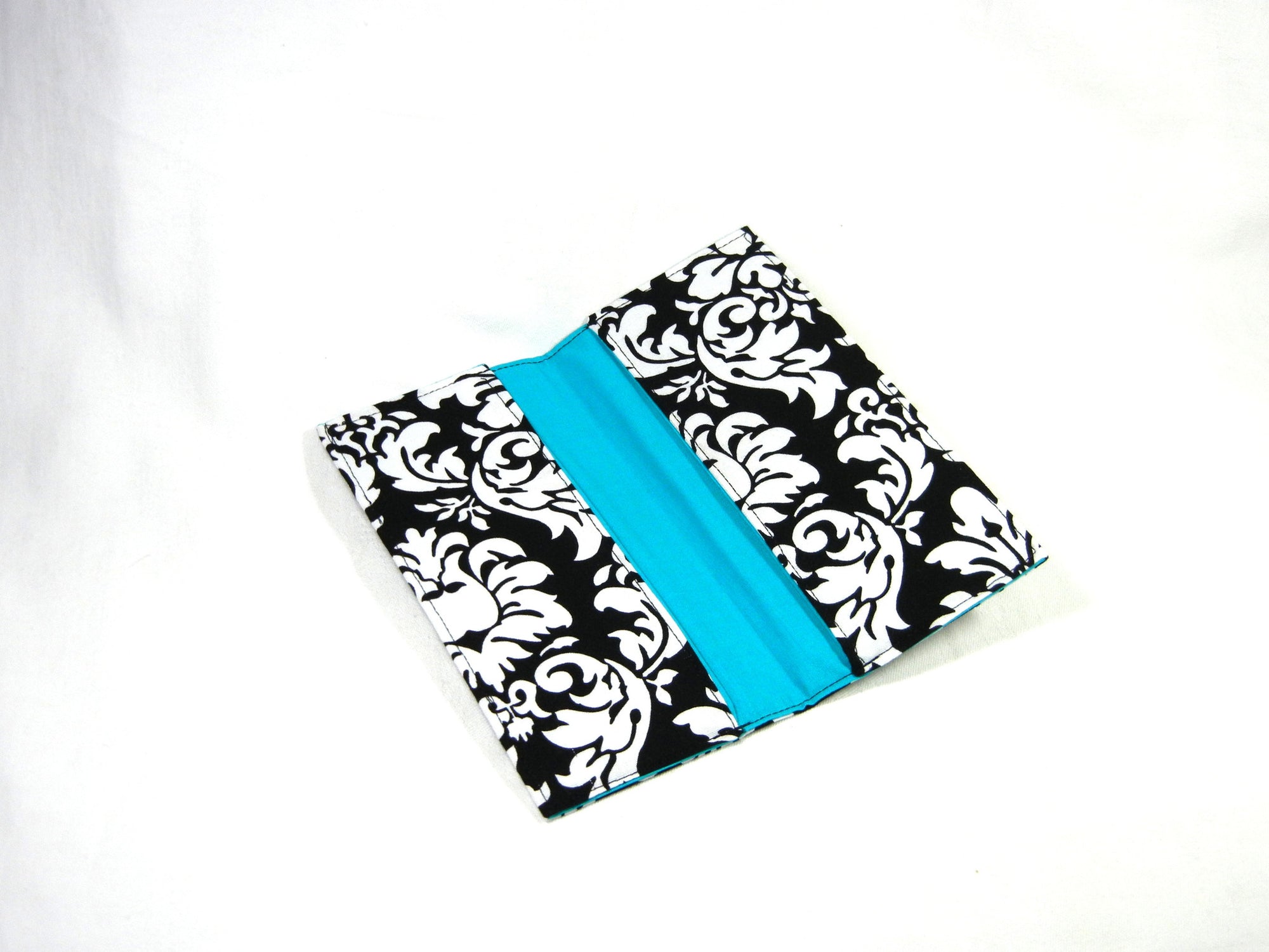 Checkbook Cover Classic Damask