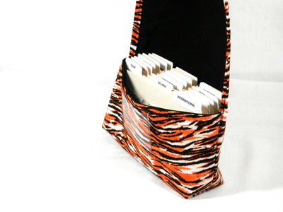 coupon organizer Tiger print