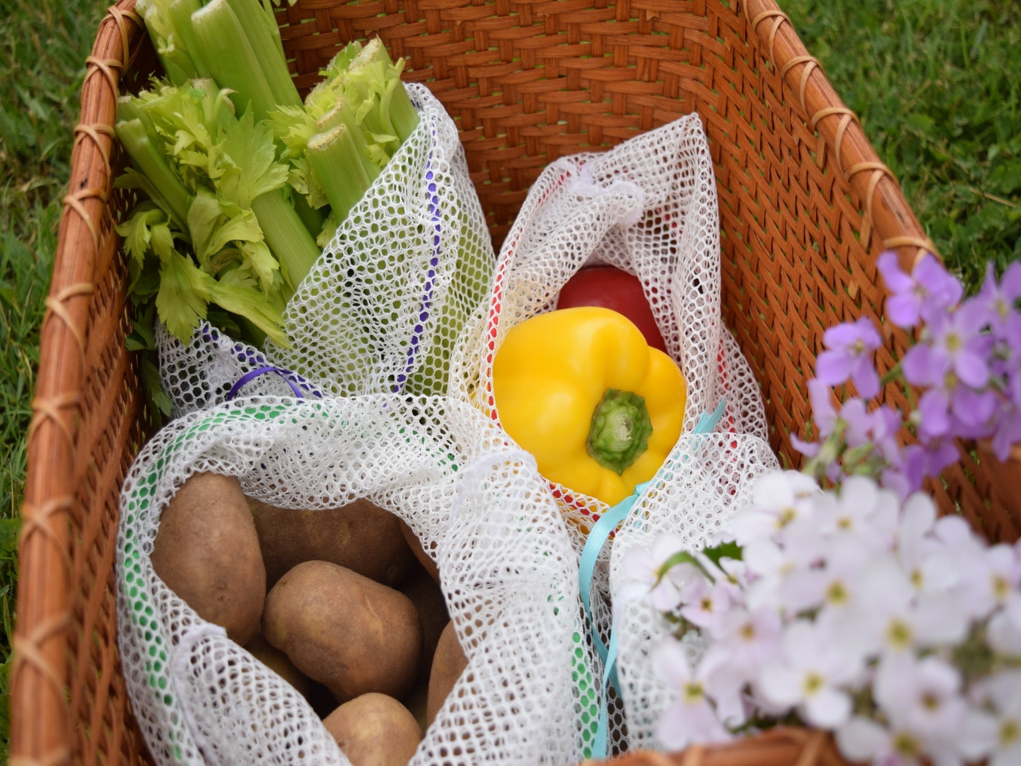 Mesh Produce Bags - 6 pack