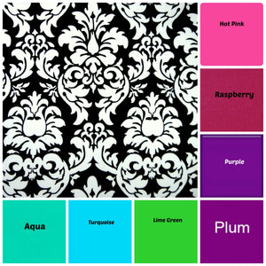 Coupon Organizer Damask lining colors