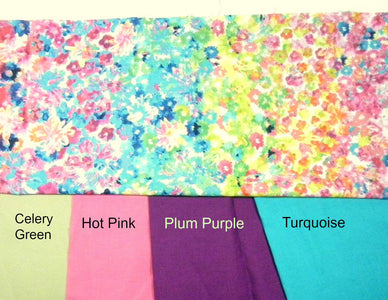 Coupon Organizer Watercolor Floral Lining Colors