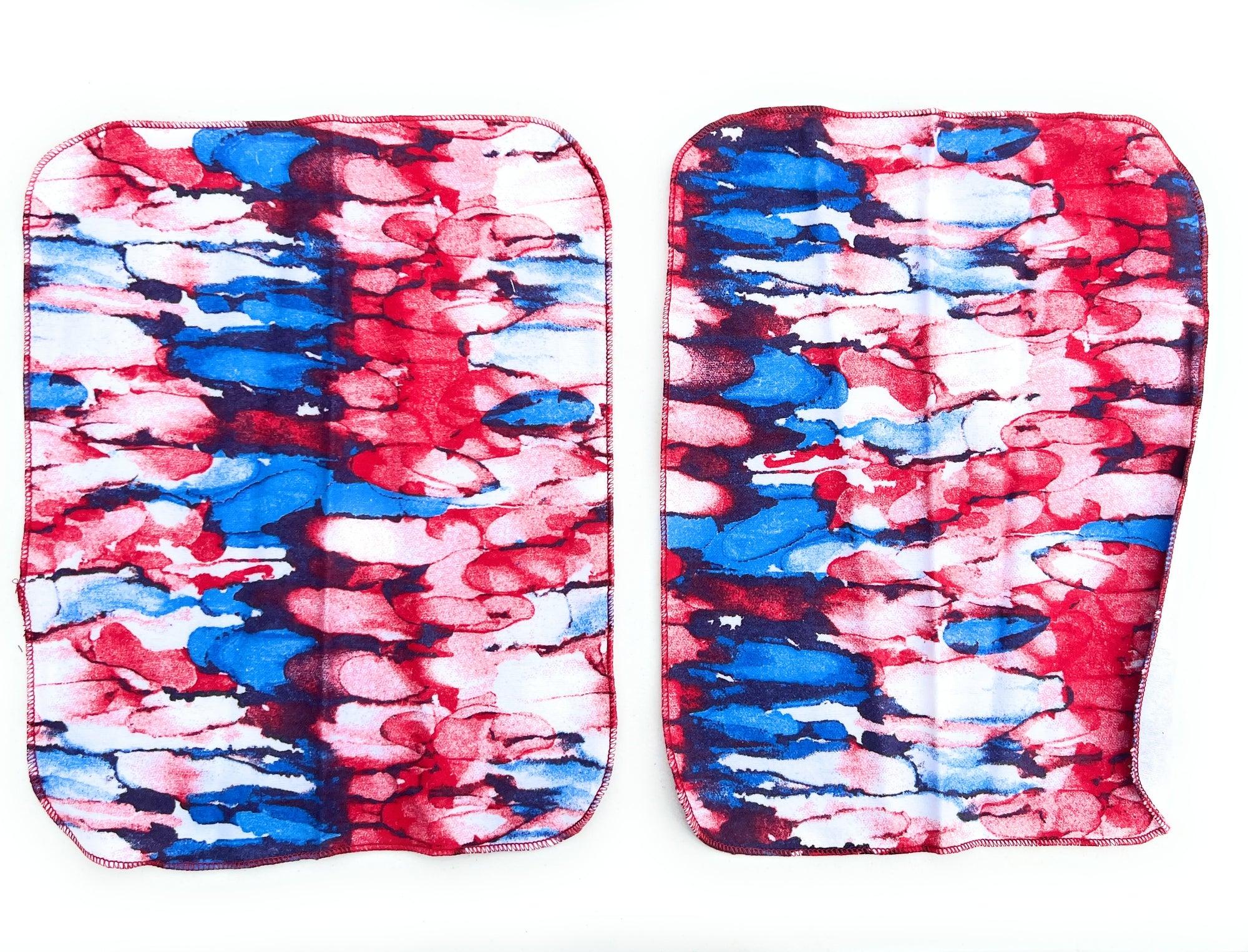Non Paper Towels Napkins Red White and Blue Large 10" x 12"  in a 6 pack