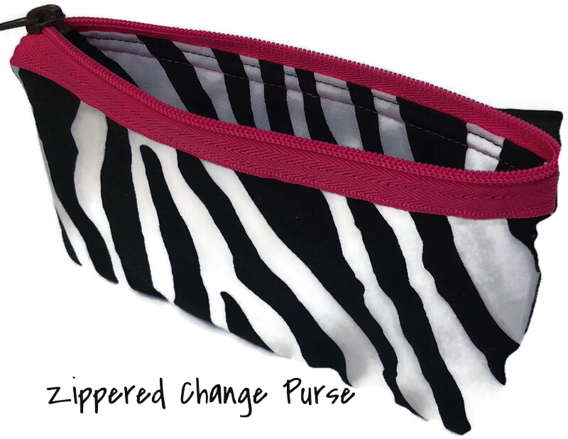 Wallet Organizer System Waterproof Zebra