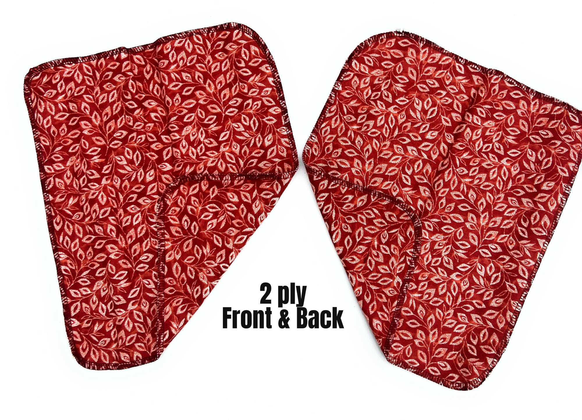 Non Paper Towels Napkins Rust Vinery Large 10" x 12"  in a 6 pack