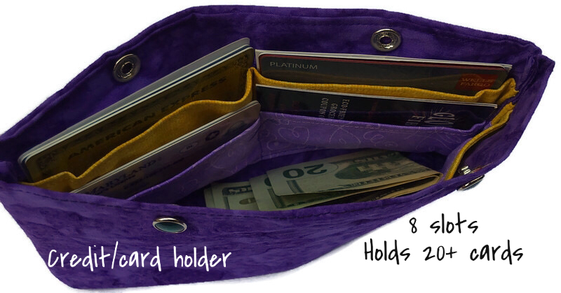 Wallet Organizer System Waterproof Zebra